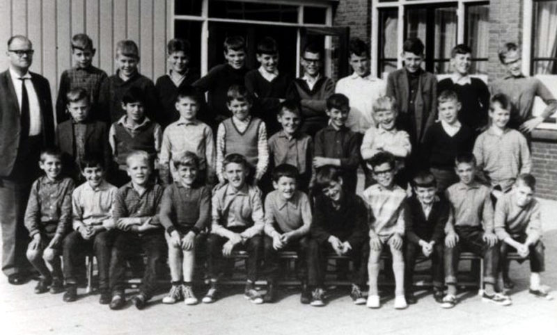 Klassefoto schooljaar 1962 - 1963.