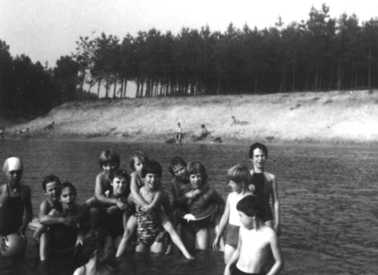 Op de Heide water en strandje 1961