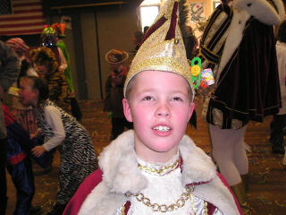 de jeugdprins met carnaval
