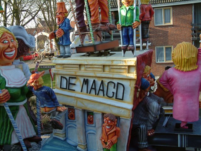 De maagd nagebouwd schouwburg Bergen op Zoom