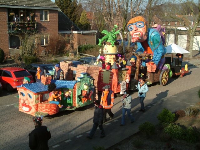 polyesterbouw materiaal voor carnavals wagens