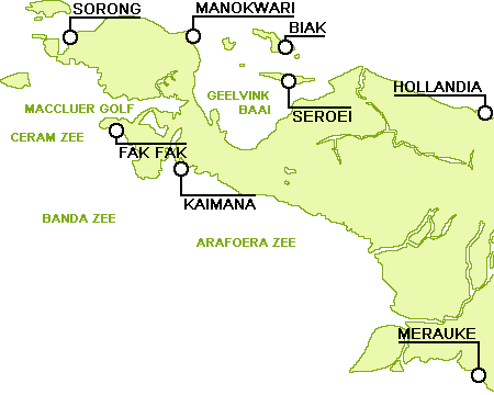 nieuwguinea-landkaart