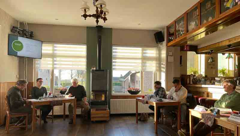 teken Bewoners Kladde in overleg met wethouder Jacobs