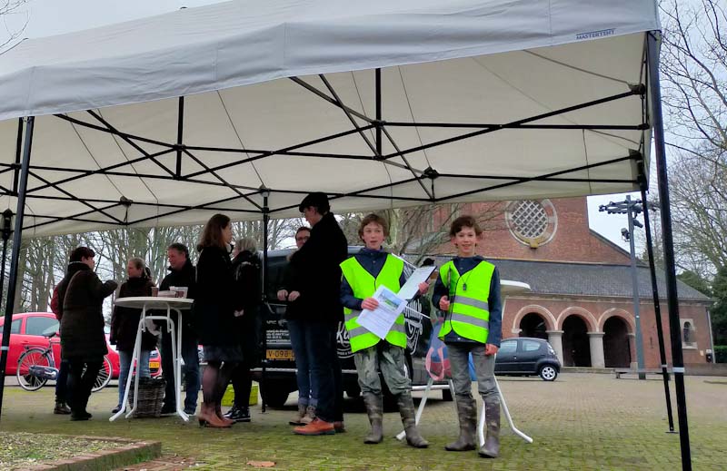 teken de petitie  glymes polder
