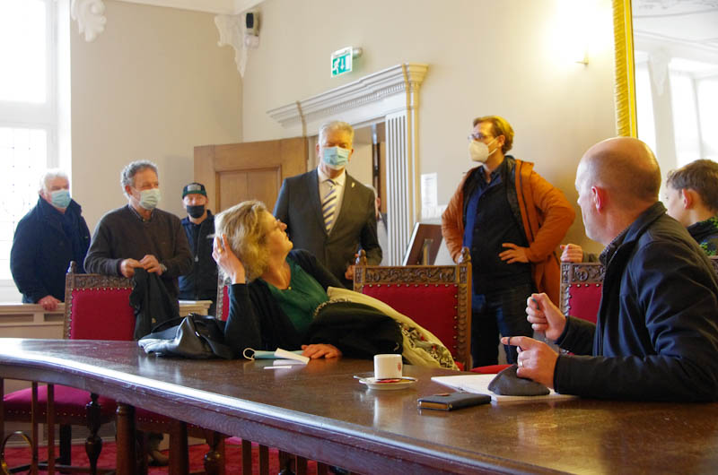 overhandiging petitie bergen op zoom