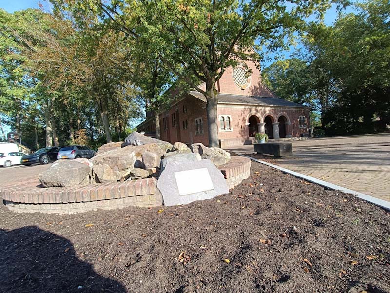 De fontein op het kerkplein