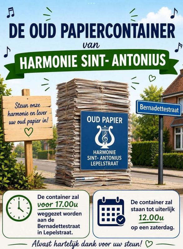 oud apier kalender lepelstraat ophalen